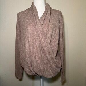 Akemi + Kim (Anthropologie) Wrap Top (S)